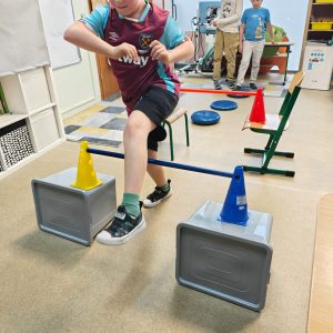 Zajęcia ruchowe w oddziale specjalnym – klasy II i III